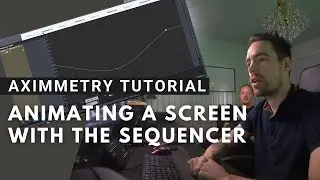 Animating a screen with the sequencer | Virtual Production Unreal Engine & Aximmetry Tutorial