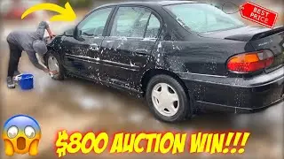 I BOUGHT THE CHEAPEST MALIBU AT AUCTION FOR $800 BUCKS