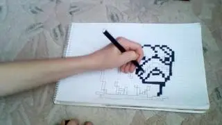 Я рисую Мопса в ускоренной сьемке🐕