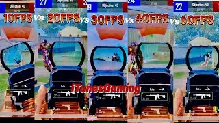 10FPS vs 20FPS vs 30FPS vs 40FPS vs 60FPS || iPhone XsMax FPS Test 2022 || 
