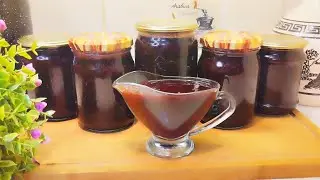 Джем из чёрной смородины! Хоть  ножëм режь. Быстрый рецепт.
