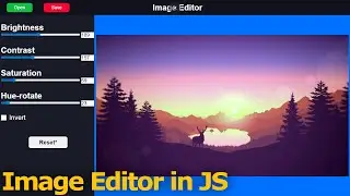 Image Editor in HTML, CSS, and JS | JavaScript Tutorial