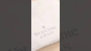 Unboxing Yet To Come in Busan merch! #bts #bangtan #btsarmy #yettocome #unboxing