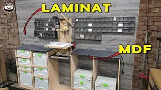 WERKSTATTWAND mit LAMINAT verkleiden🔥