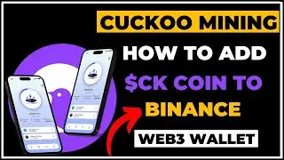 Cuckoo Network Mining || How To Add $CK Token To Binance Web3 Wallet #cuckoo #cuckoonetwork