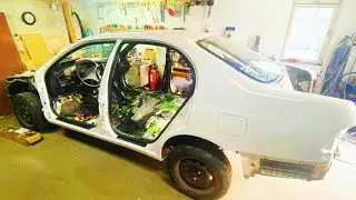 Шумоизоляция, музыка, химчистка салона Тойота Карина Toyota Carina. Часть 3