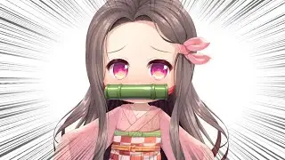 [Live2D] Nezuko-chan Animation