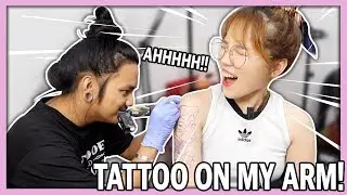 KOREAN HAVING FULL ARM TATTOO IN THE PHILIPPINES // DASURI CHOI