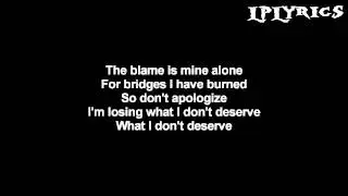 Linkin Park - Fallout [Lyrics on screen] HD