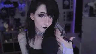 asmr ☾ *snip, snip* you are sleepy now ✂️ [cutting triggers, mic attention, inaudible]