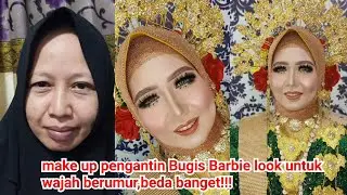 make up pengantin Bugis Barbie look, untuk wajah berumur