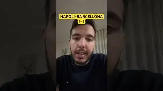 Napoli Barcellona 1-1! Come vi è sembrata? #championsleague #sscnapoli #calzona