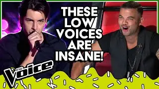 Most UNEXPECTED LOW & DEEP VOICES in The Voice! | TOP5
