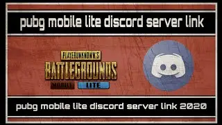 pubg mobile lite discord  server link