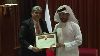 سمو الشيخ خالد بن حمد يستقبل رئيس الاتحاد البحريني للكريكت 17/10/2018