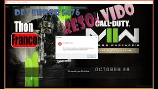 How to Fix - Resolvendo DEV ERROR 5476 CALL OF DUTY WARZONE
