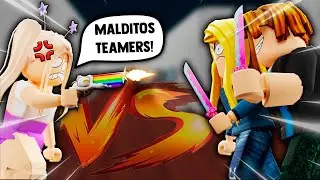 I faced off against team members in Murder Mystery 2! [Roblox]