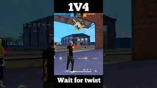 1 vs 4 clutch with m500 😱🤯 