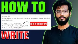 Youtube video ka description kaise likhe | How to write description in youtube