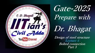 Design of steel structure L 4 #bolted connection part 3 #civilengineering