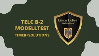 TELC B2 Modelltest-1 Lesen & Sprachbausteine + Lösungen | Beste Vorbereitung für 2026!