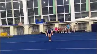 спортивная гимнастика девочки 7 лет вольные упражнения