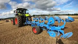 2022 Claas Axion 850 6.7 Litre 6-Cyl Diesel Tractor (265 HP) with Lemken Plough