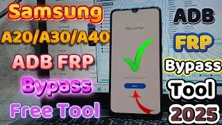 All New Samsung A30 | A30s FRP Bypass free Tool. All Samsung ADB Unlock FRP Bypass Android Utility.