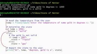 Python 3 Programming Tutorial: StatesOfMatter.py