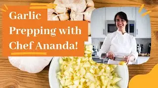 Garlic Prepping Secrets! 🧄 | Quick & Easy with Chef Ananda | Anticancer Lifestyle Cooking Hacks