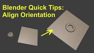 Blender Quick Tip: Align Orientation