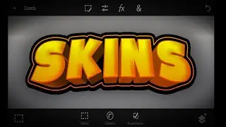Como Fazer Texto 3D Pelo Celular/Android Ps Touch Tutorial