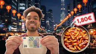 23$ Seoul Nightmarket Challenge | How much Streetfood can we eat