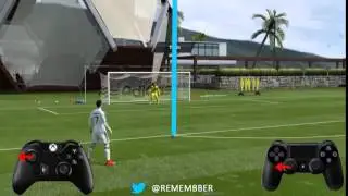 FIFA 15   TIRO LIBRE DE RABONA FREEKICK TUTORIAL
