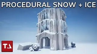 UE 5.1 Geometry Script: Snow and Icicles // Unreal Engine Tutorial
