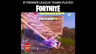 if premier league  teams played fortnite
