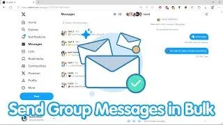 TweetAttacksPro Tutorial 2024 - How to Send Group Messages in Bulk