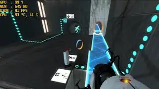Portal 2 - Max Settings on GT 630m 1GB (60fps Gameplay & Settings)