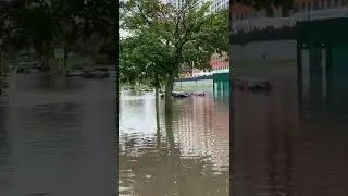 Потоп после дождя. г. Москва ул. Клязьминская. #потоп #москва