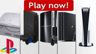 خدمه من شركه سوني تخليك تلعب العاب PS1-2-3-4 AND PS5