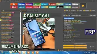 How to unlock realme C61 & realme narzo N53 || Realme C61 frp remove unlocktool one click