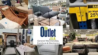 Outlet by E.L.S store tour outdoor and indoor furniture and home decor  with prices 2024 California
