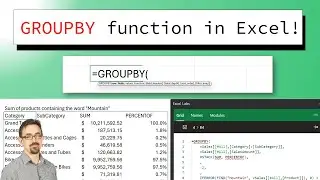 Summarize data EASILY with the GROUPBY function in Excel!
