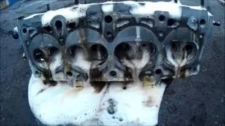 How to clean an engine? Testing a homemade 