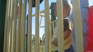 Brandon at the playground