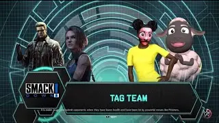 Albert Wesker and Jill Valentine (RE) vs Amanda The Adventure and Wooly The Sheep (ATA)