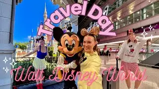 COME WITH ME TO WALT DISNEY WORLD!! ✨ | Disney travel day vlog! All Star Movies and Disney Springs ✨