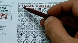 2-3-4-5.sınıflar için optik cevap kartı doldurma uygulaması 
