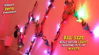 How to make DIY Decorative Wall Light cum Wall Hanging