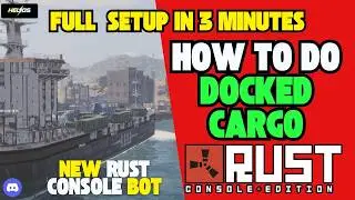 Docked Cargo Event Setup Rust Console Edition | Helios Bot | Free Discord Bot
